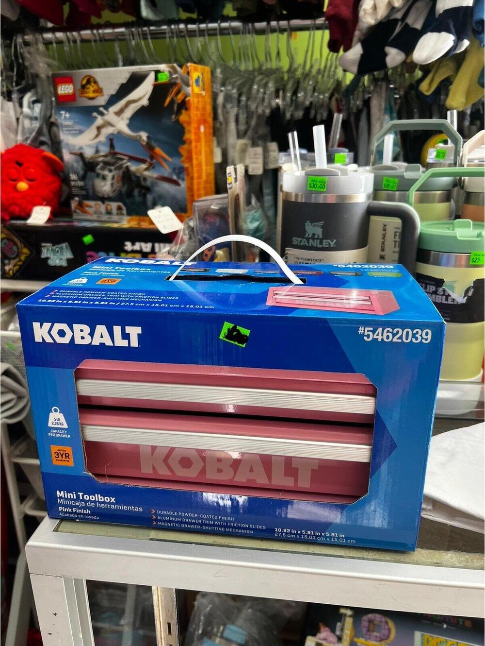 Brand new kobalt mini toolbox pink